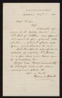 Letter from Henry T. Clark to Captain John L. Bridgers 